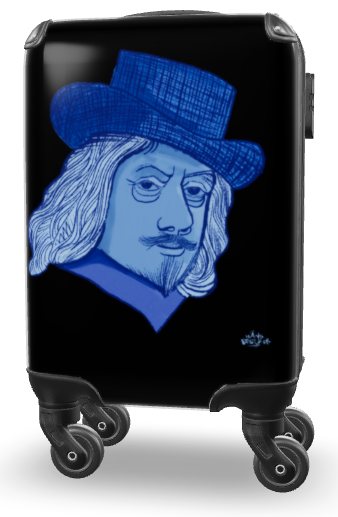 Amsterdam Travel. Ajax Art suitcase