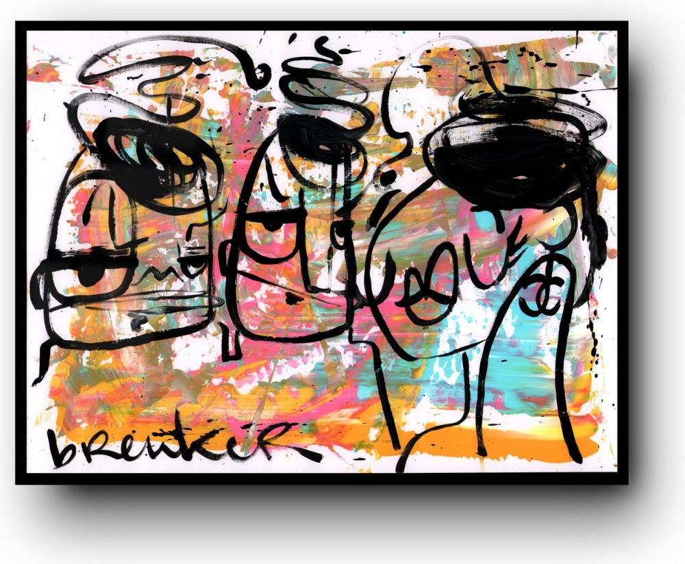 Wild Romantics (Painting Print)