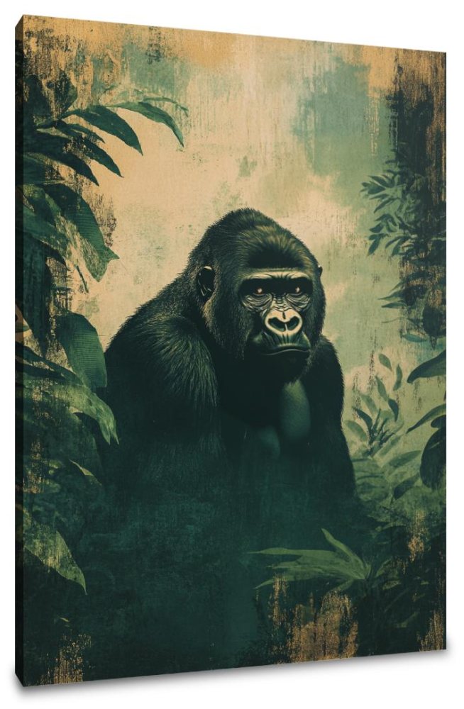 Gorilla Gaze Canvas