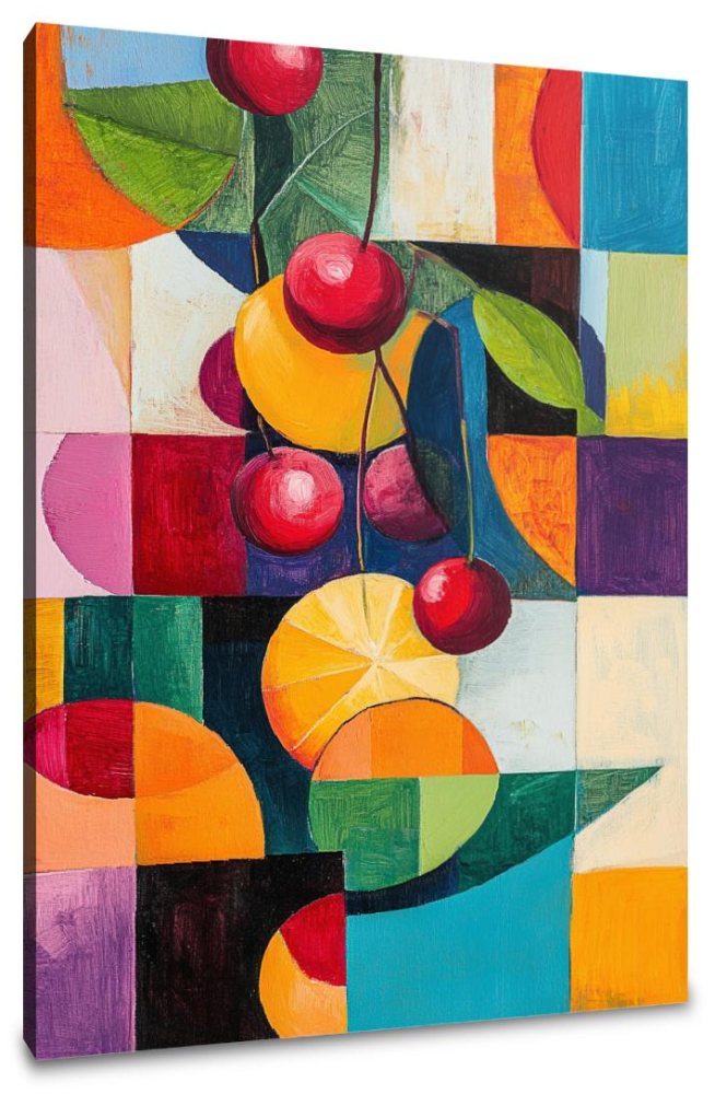 Fruity Geometry Canvas