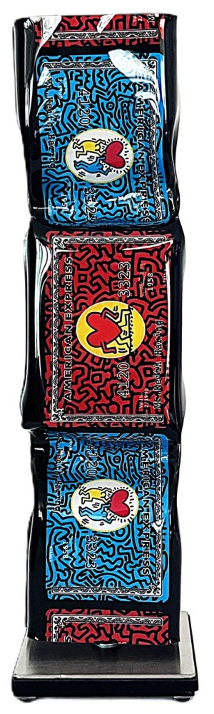 Ad van Hassel - Art Candy - Keith Haring AMEX - 33 cm
