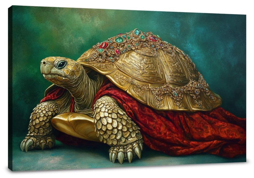 Royal Tortoise Canvas