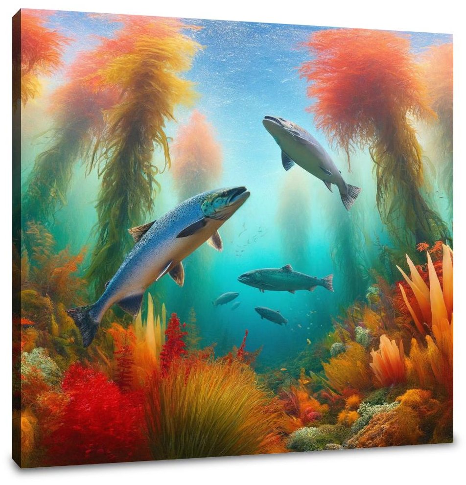 Autumn Underwater Canvas