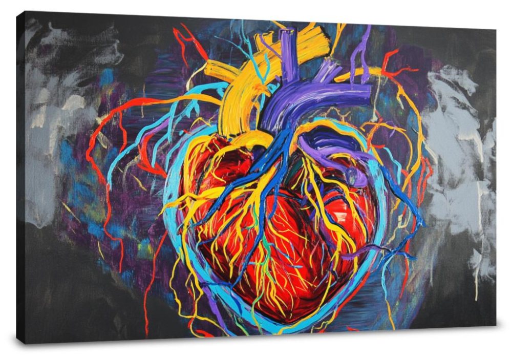 Pulsating Heartbeat Canvas