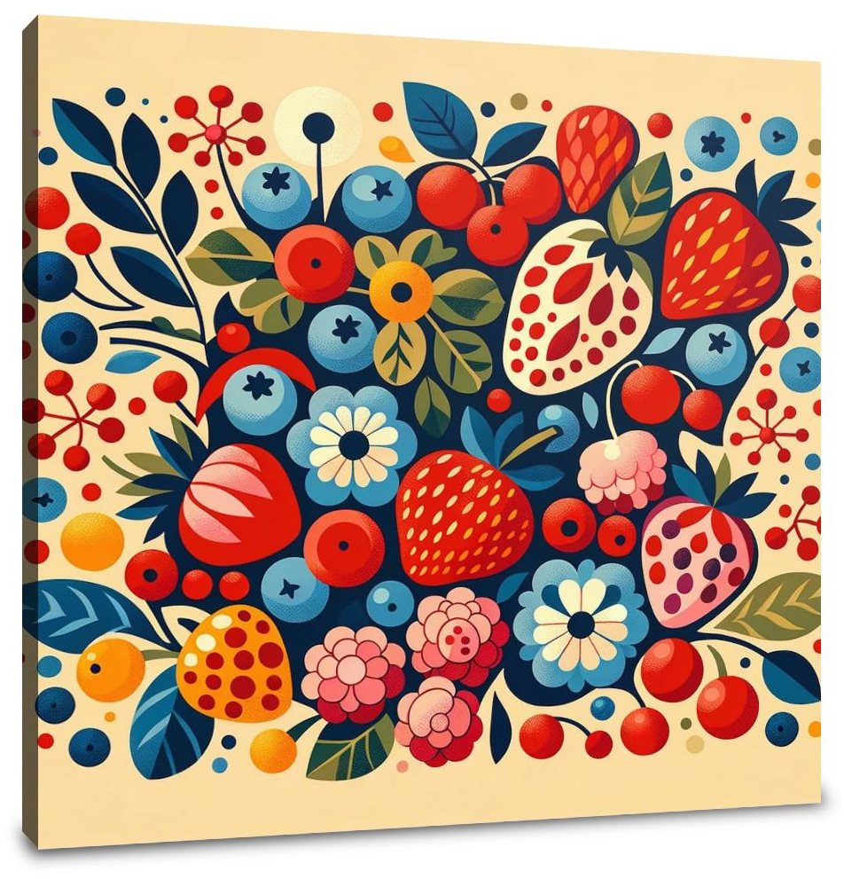 Berry Medley Canvas