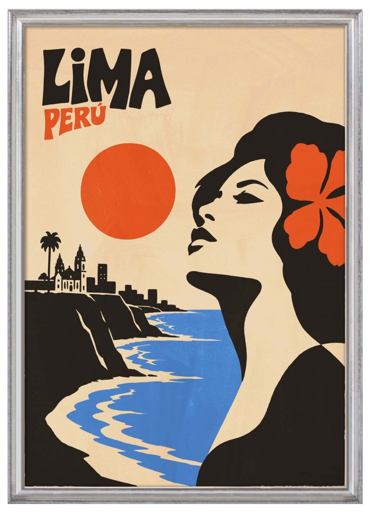 Lima Peru Travel Poster Print