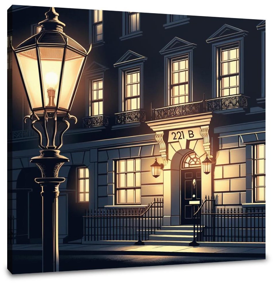 Baker Street Nocturne Canvas