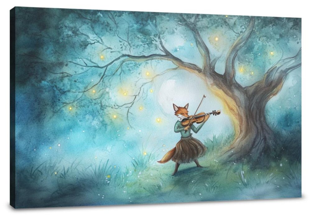 Fox's Melody Canvas