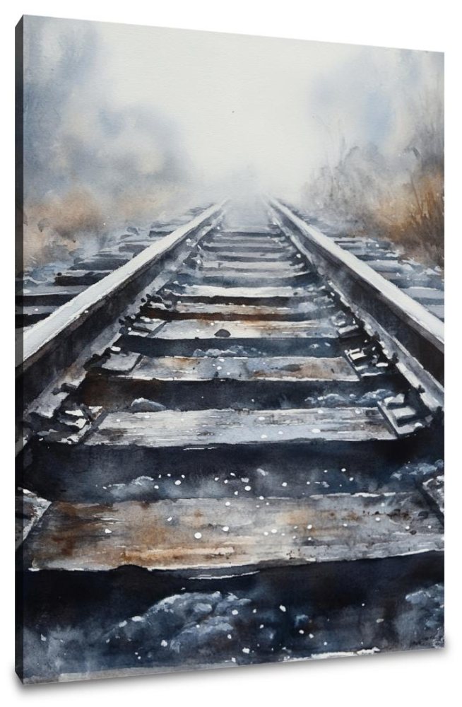 Misty Rails Canvas