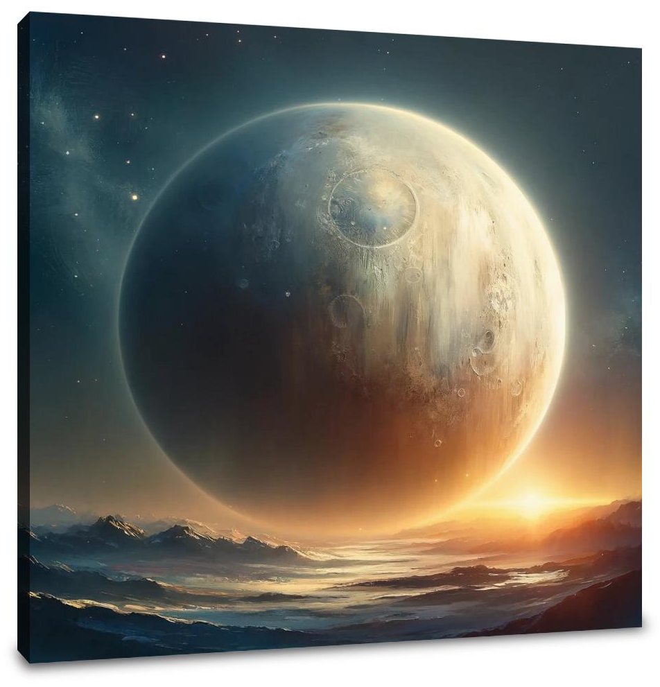 Planetary Dawn Canvas