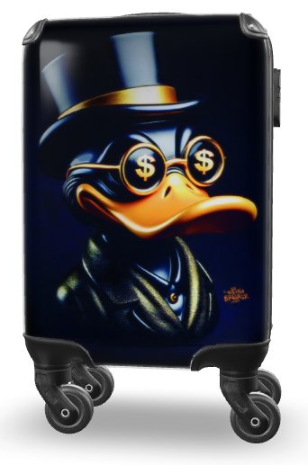 Amsterdam Travel. Ajax Art suitcase