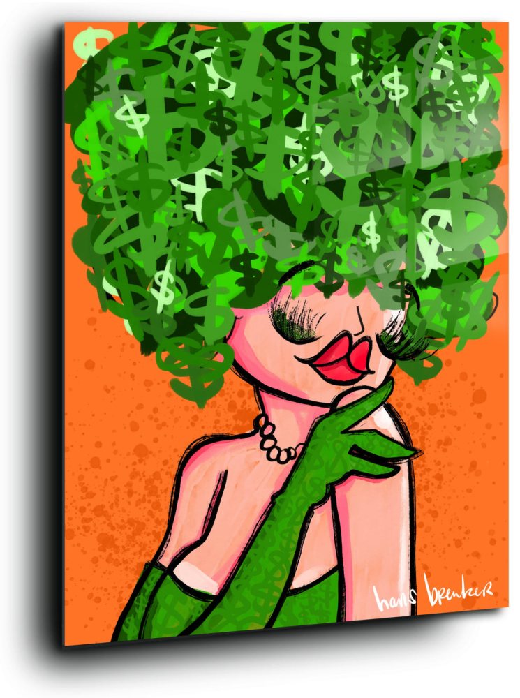 Dollar dollar hat! Glamhat.