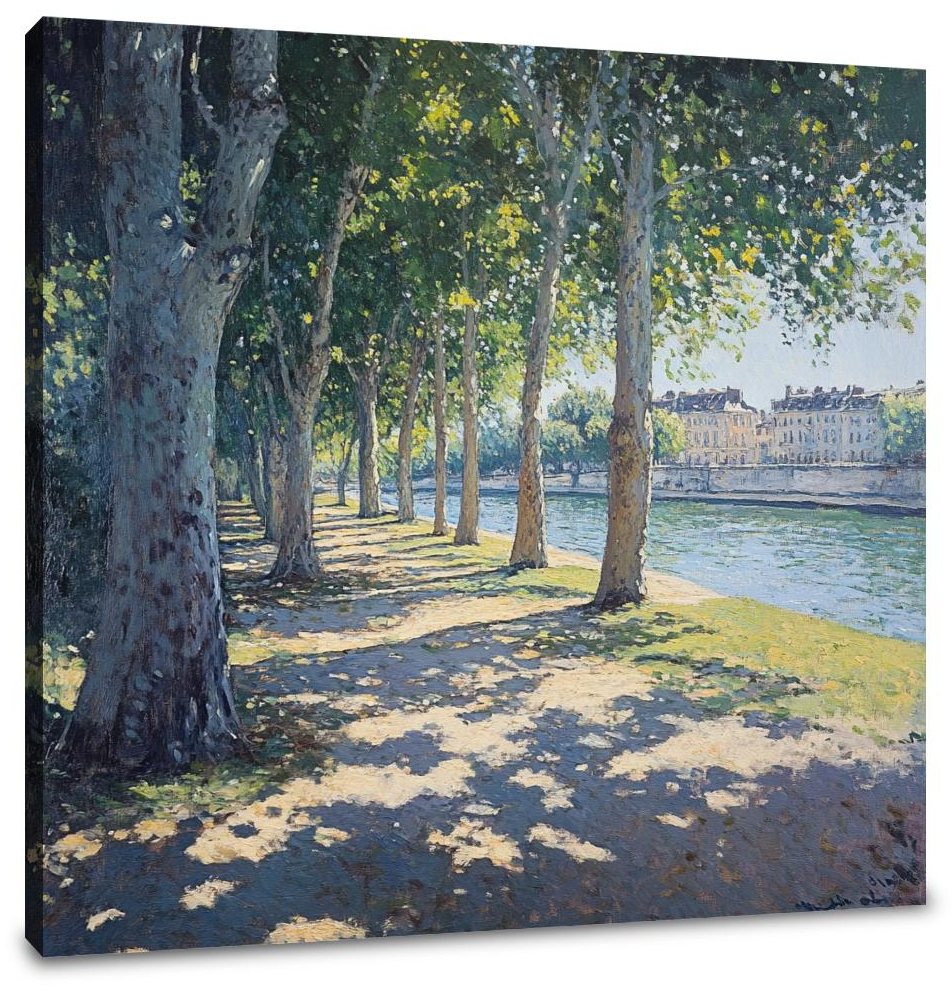 L'Île du Ramier Canvas