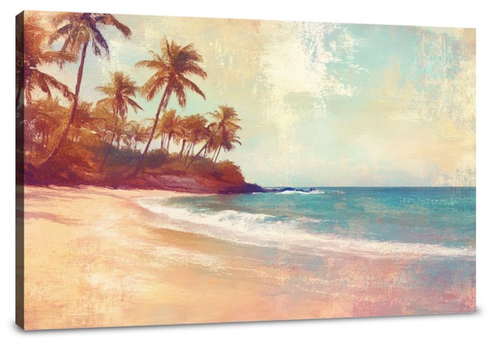 Melancholic Beach Reverie Canvas