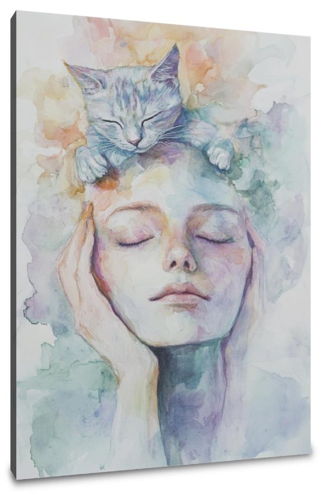 Feline Reverie Canvas