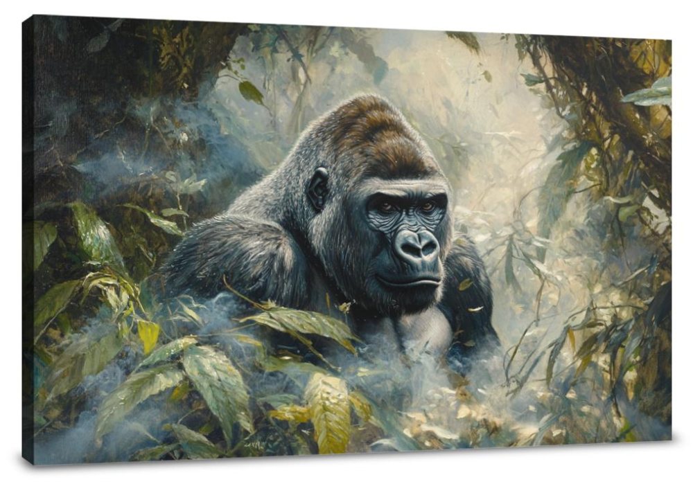 Silverback Jungle Canvas