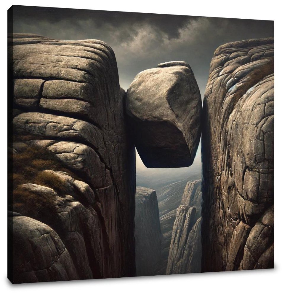 Kjeragbolten Majesty Canvas