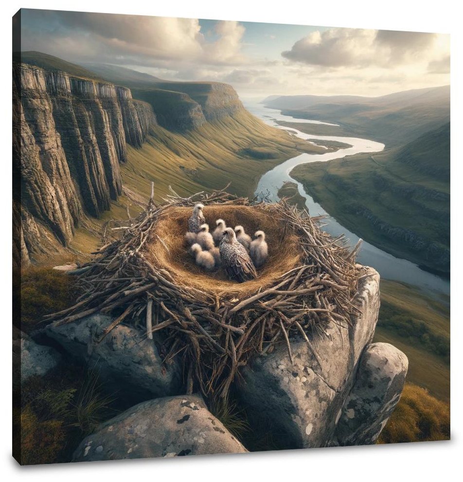 Eagle's Nest Majesty Canvas