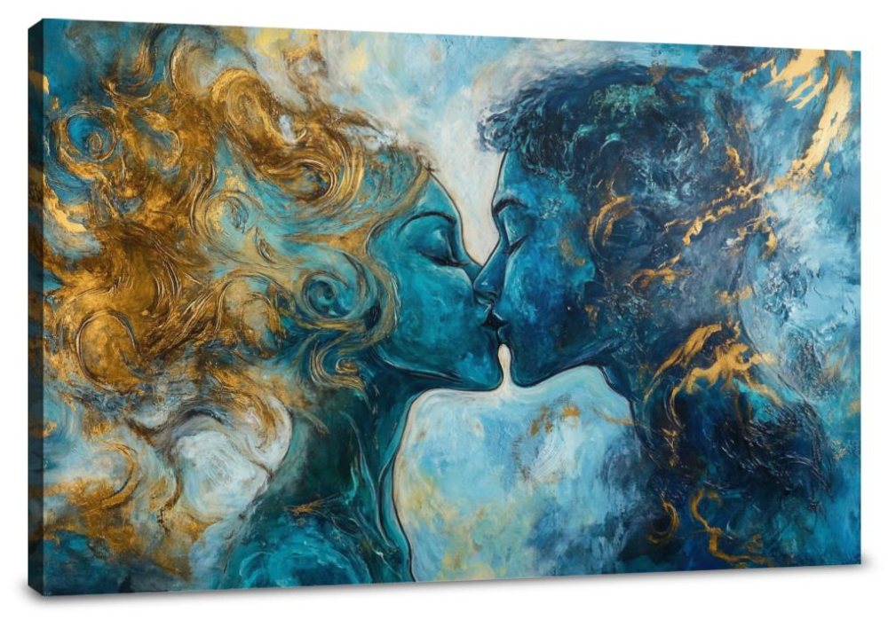 First Kiss Canvas
