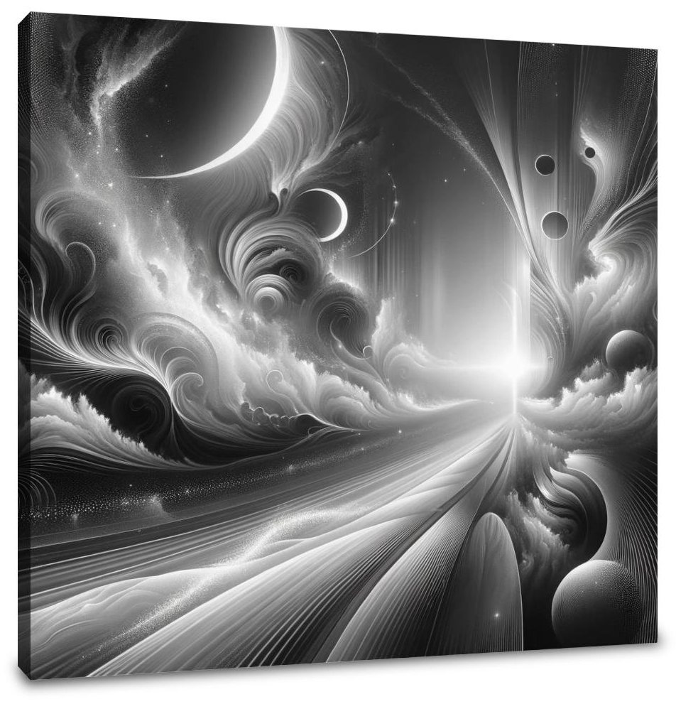 Silver Dreamworld Canvas