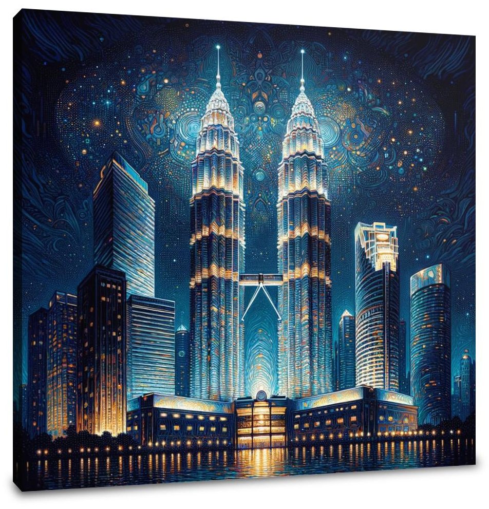 Luminous Geometry Canvas