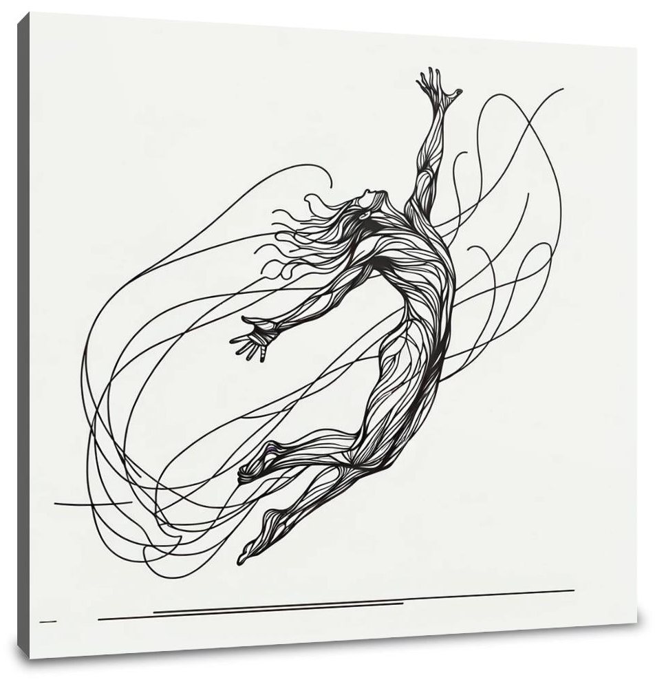 Skyward Leap Elegance Canvas