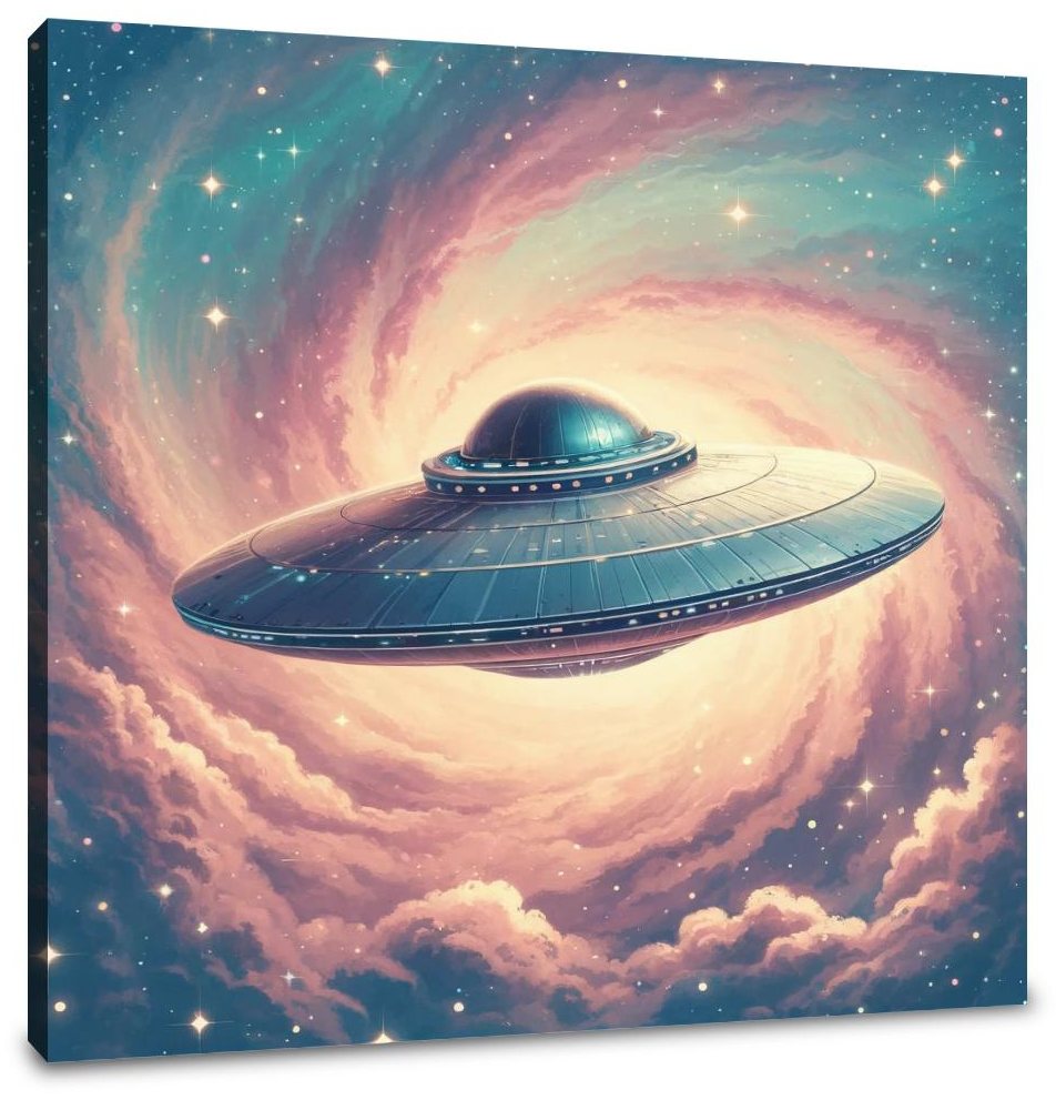 Ethereal UFO Canvas