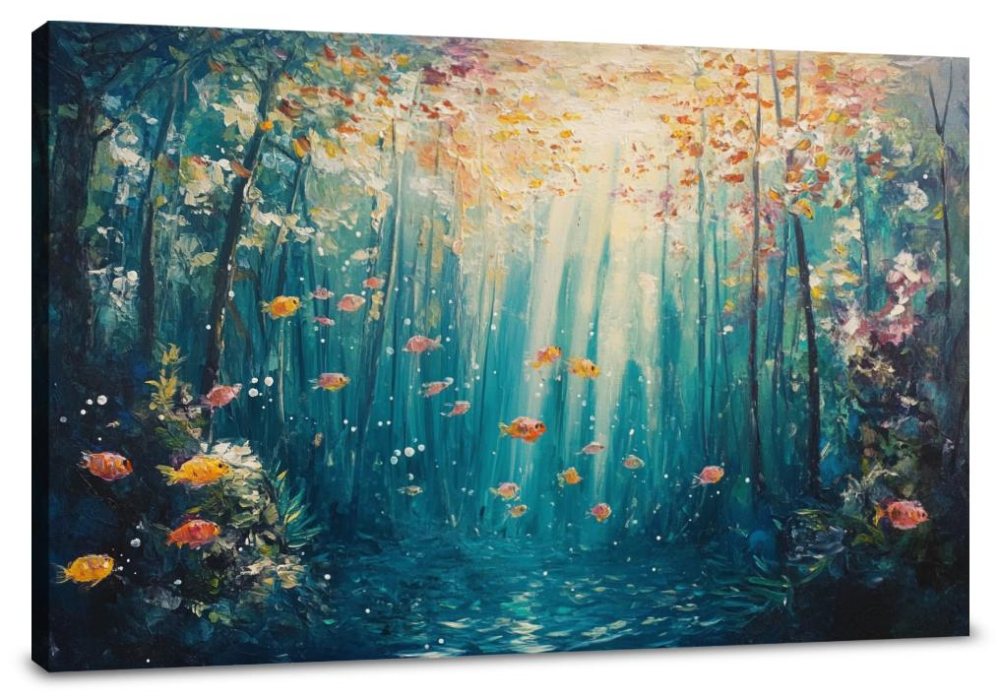 Submerged Woodland Canvas