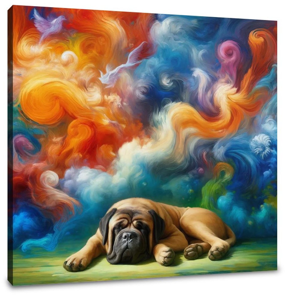 Dreamer's Realm Bullmastiff Canvas
