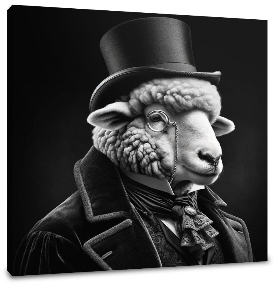 Aristocratic Ewe Canvas