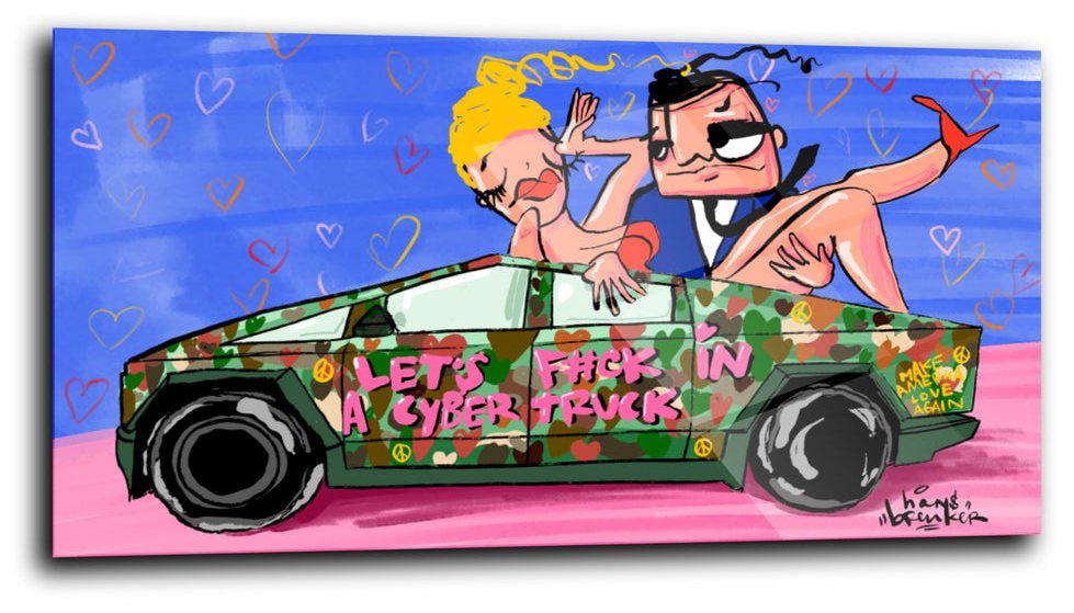 Love in a cyber truck