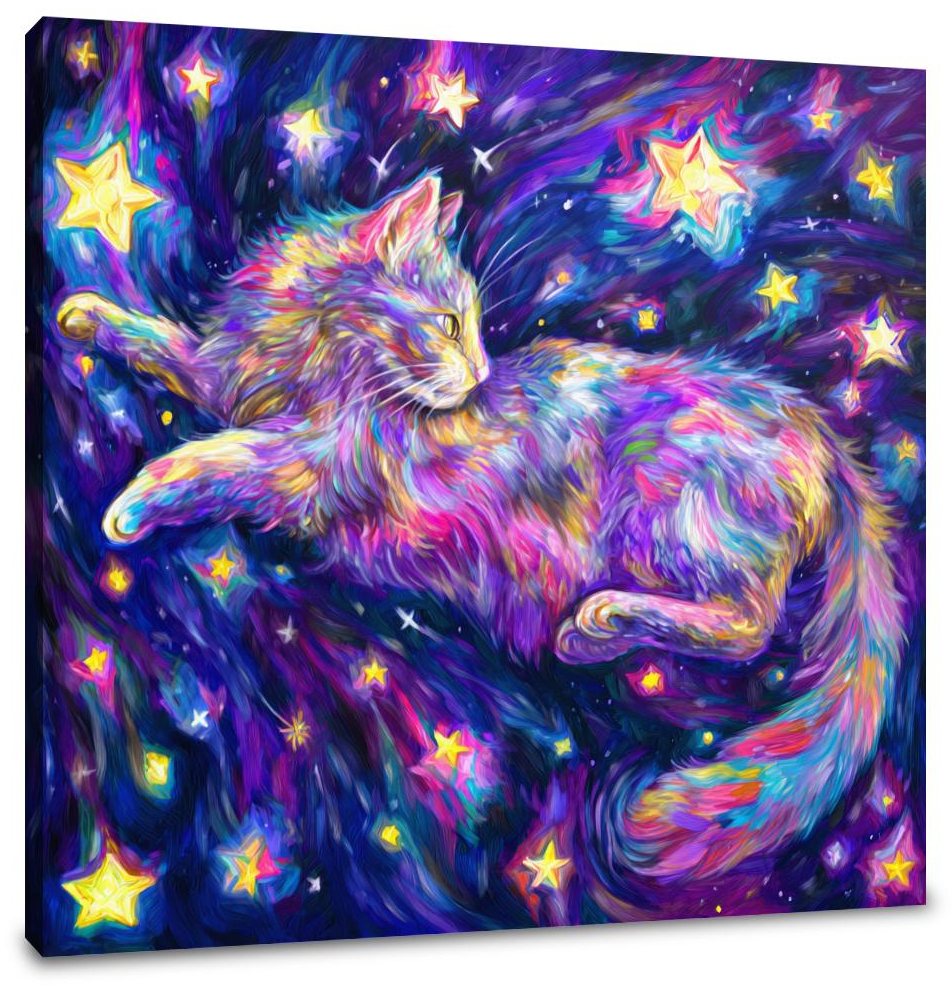 Cosmic Cat Canvas