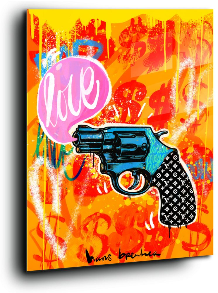 Love powder pop art