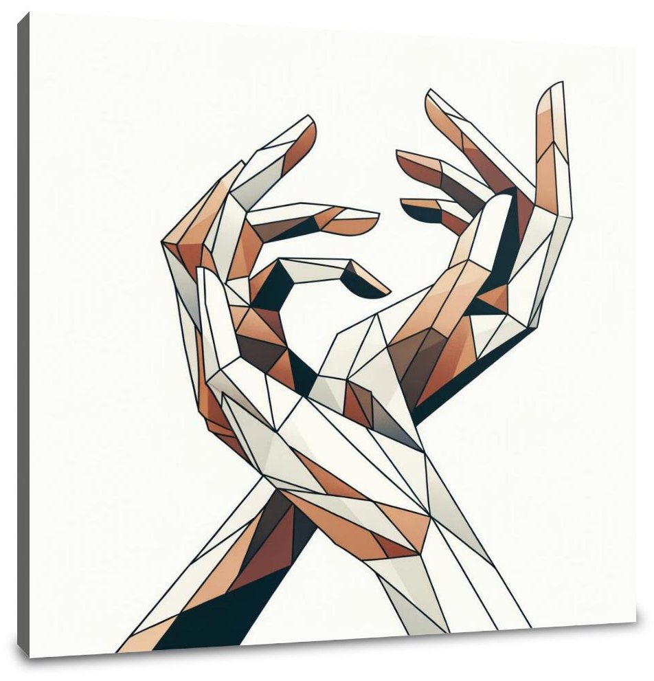 Elegant Gestures Canvas