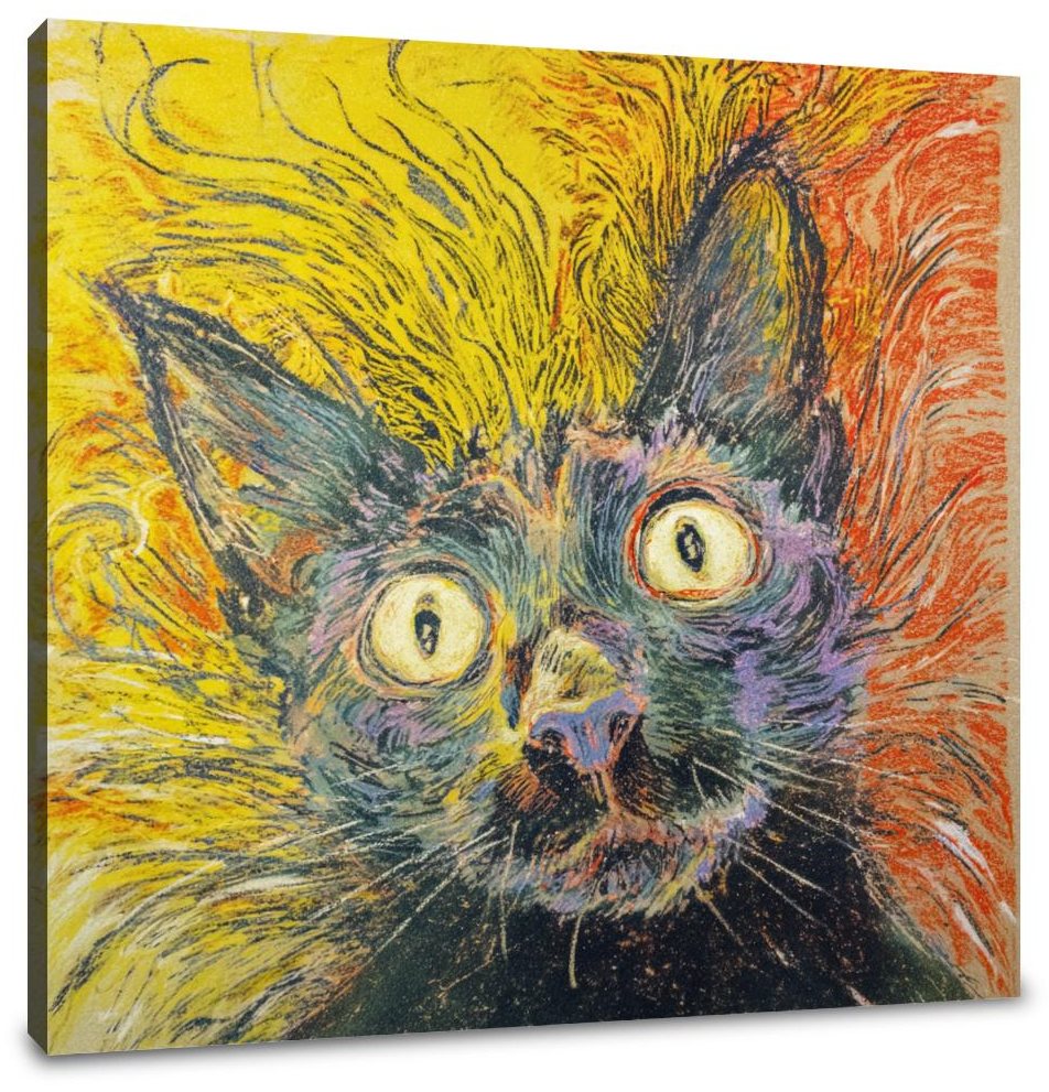 Vibrant Vacuum Encounter Canvas