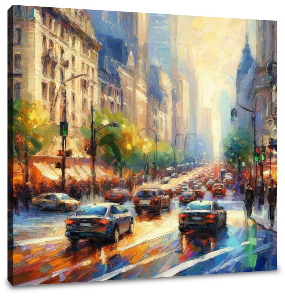 City Vibrance Canvas