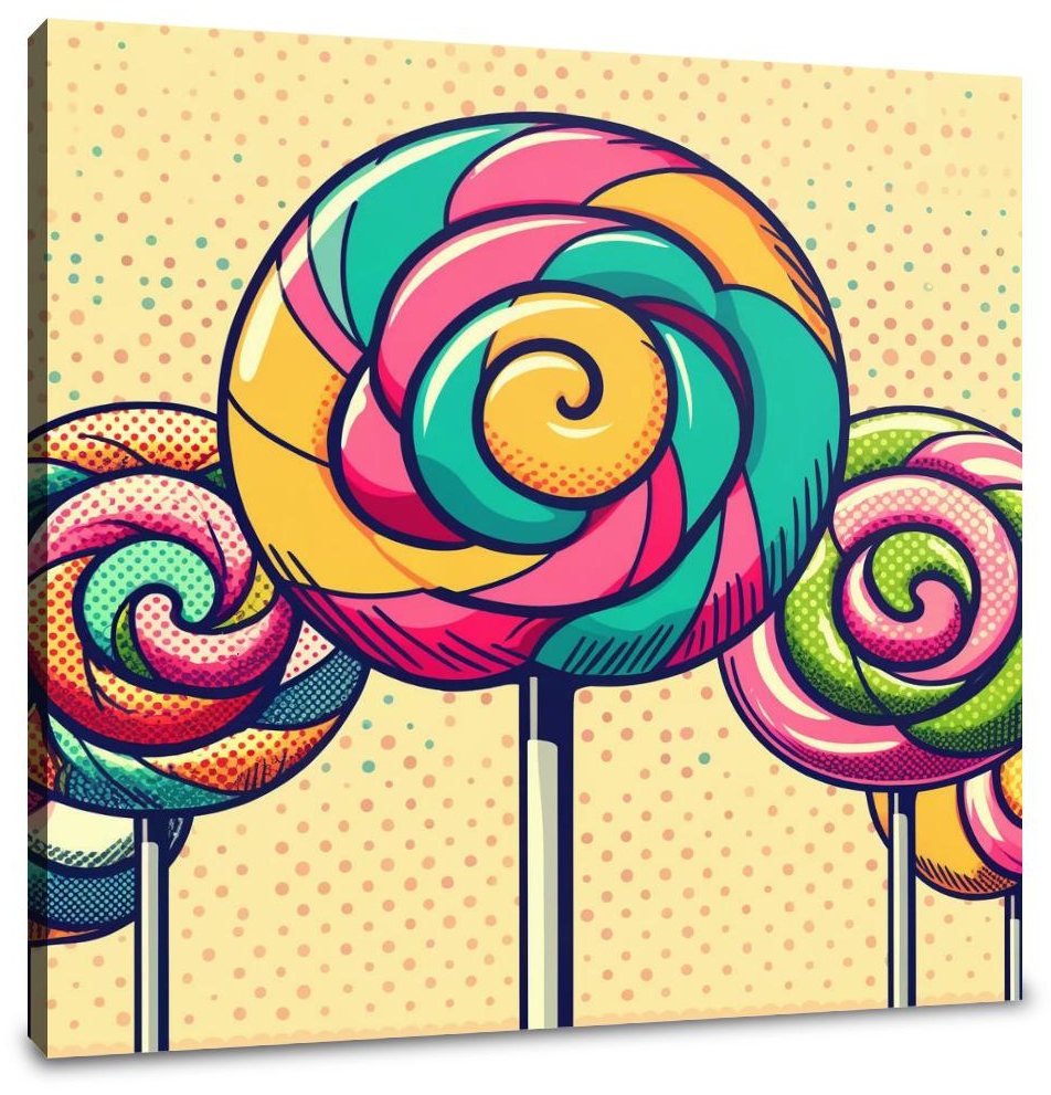 Lollipop Pop Canvas