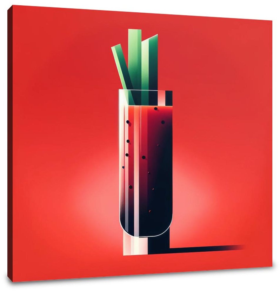 Bloody Mary Minimal Canvas