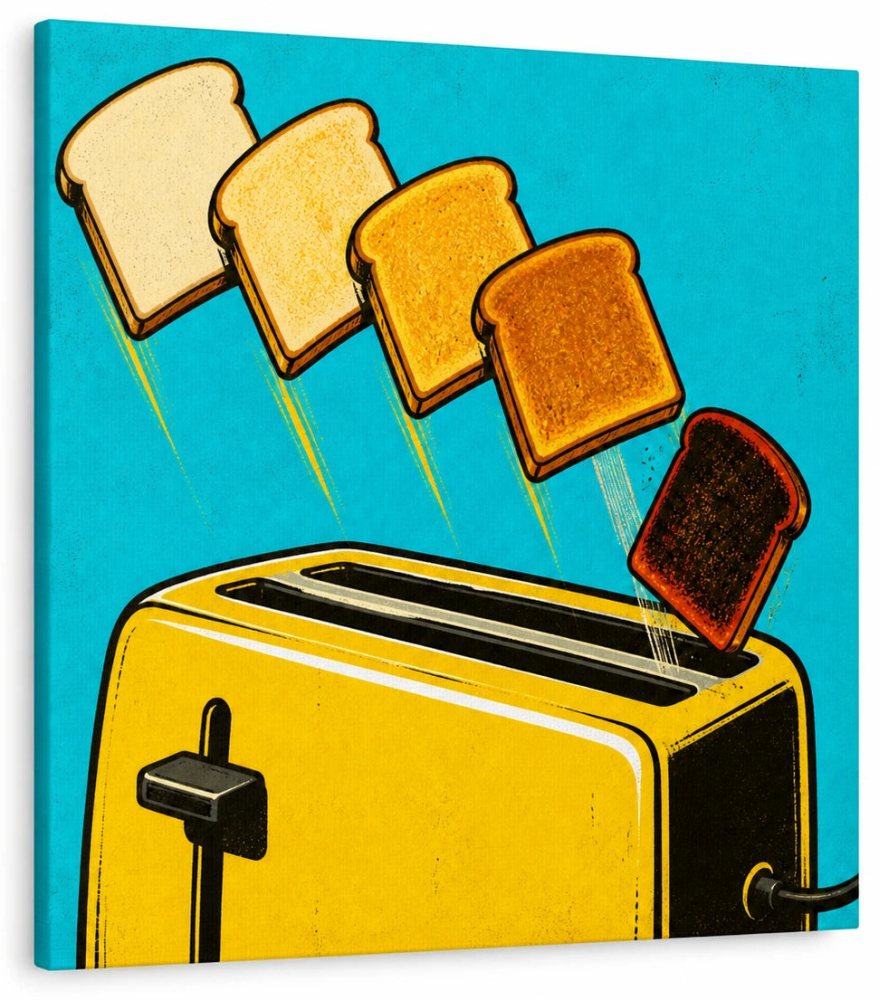Breakfast Loop Canvas