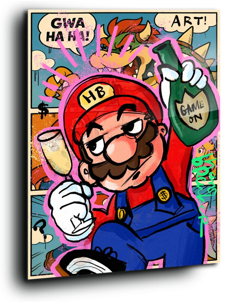 Game on plopper Mario