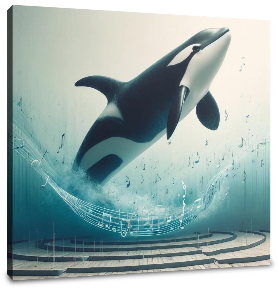 Orchestral Orca Canvas