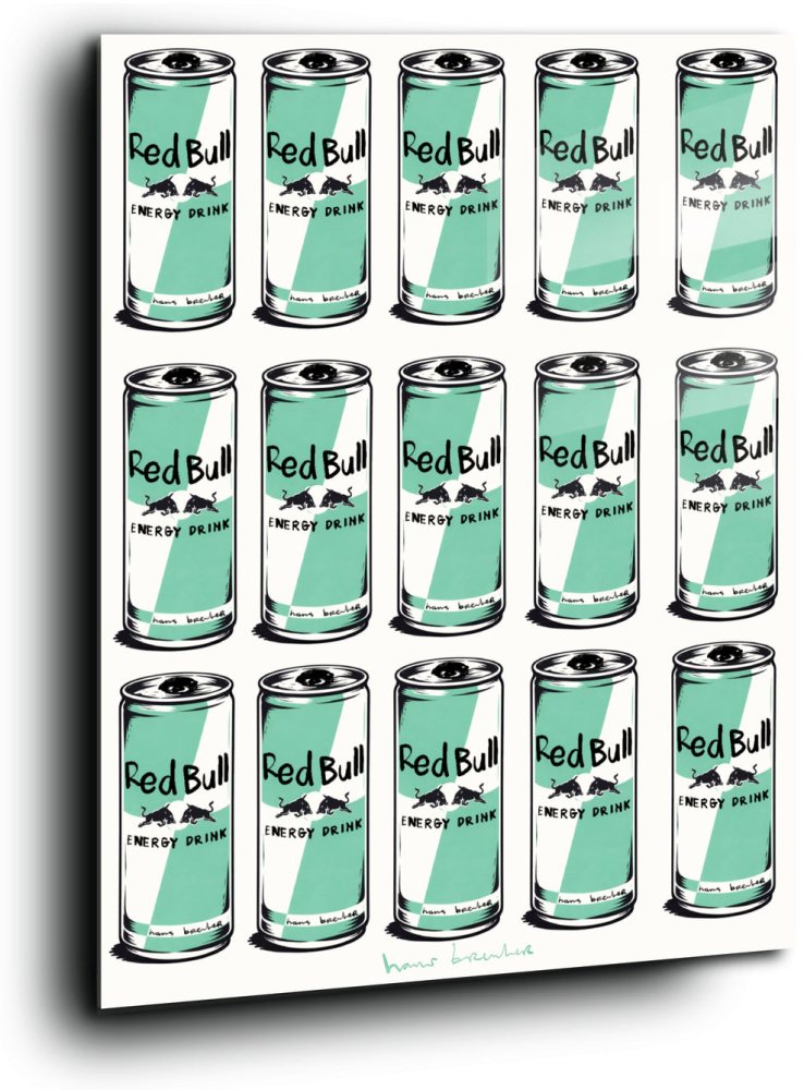Red bull collage pop