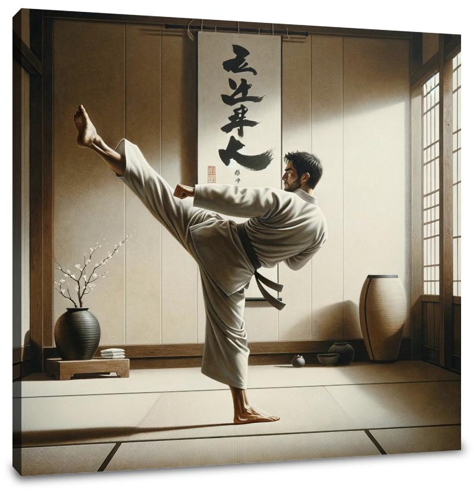 Martial Arts Focus Canvas