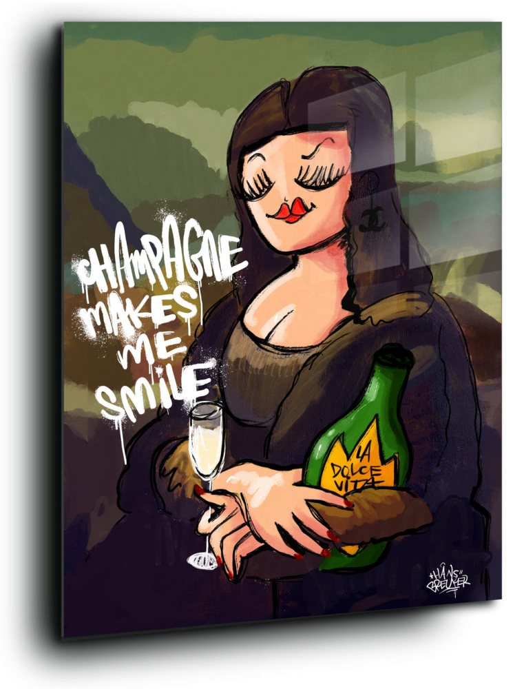 Mona smiles