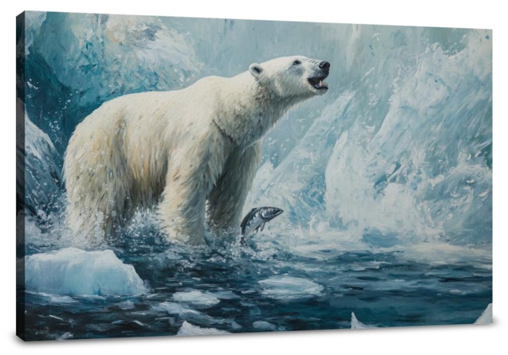 Polar Bear Survival Canvas