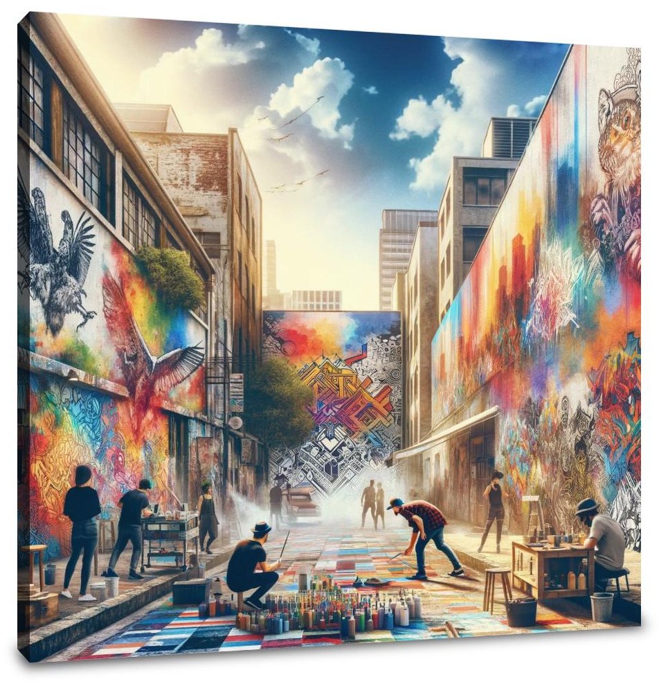 Alley Art Summer Gallery Canvas