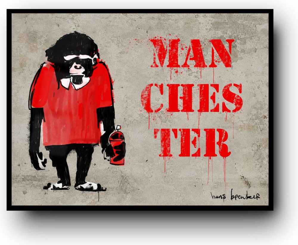 Manchester ape streetart