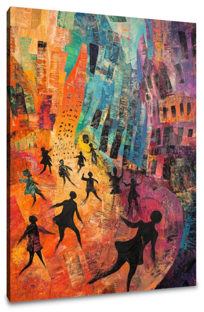 Rhythmic Symphony Canvas