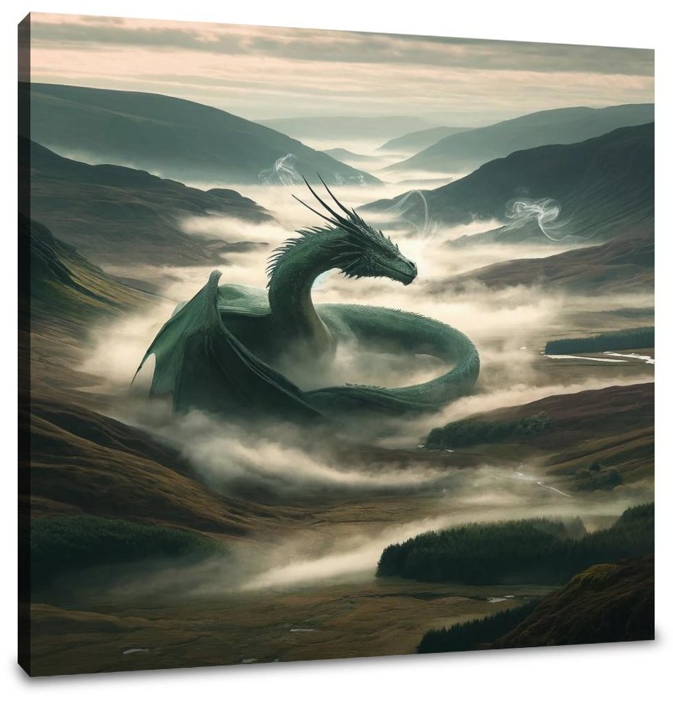 Mist of the Highlands Canvas