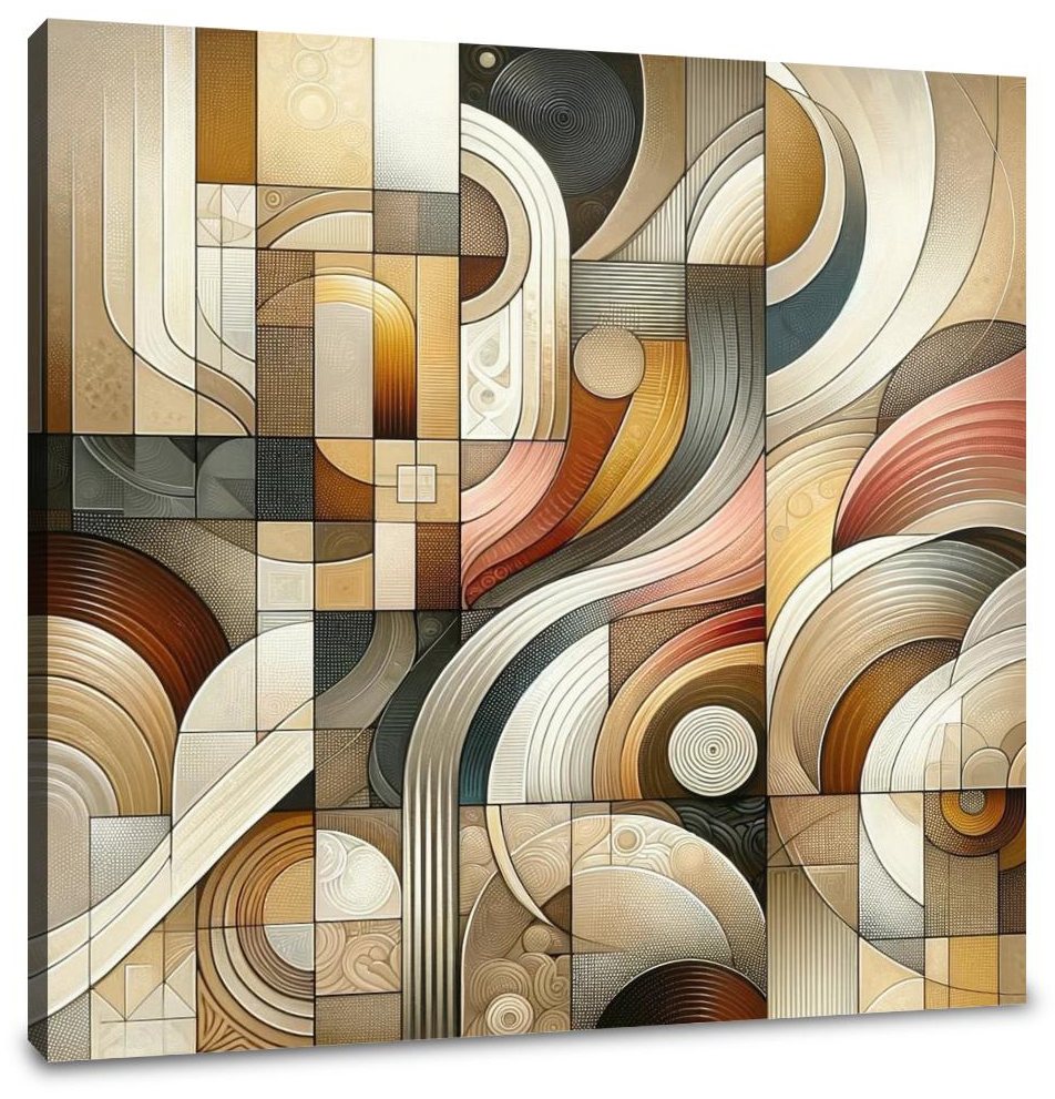 Embrace of Hearth Hues Canvas